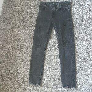 Zara black denim jeans
